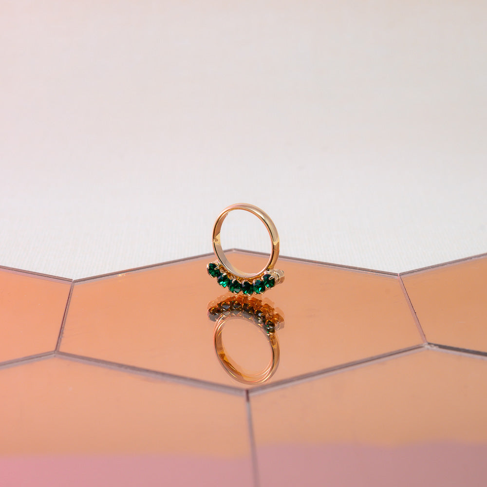 Bague femme – tendance – strass coloré Aurage