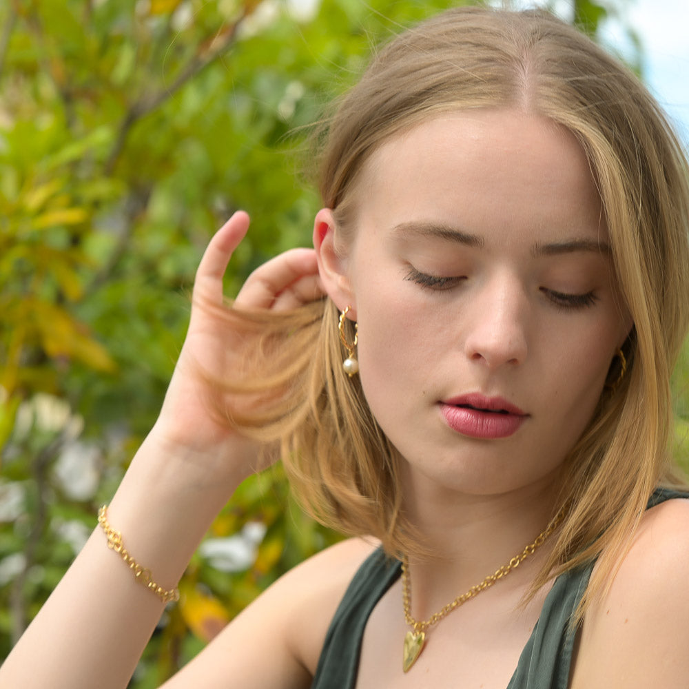 boucles d oreilles femme aurage - symbole liberté - tendance -or 24 carats