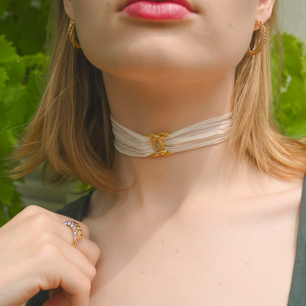 collier femme – symbole de féminité -choker-vintage- Aurage