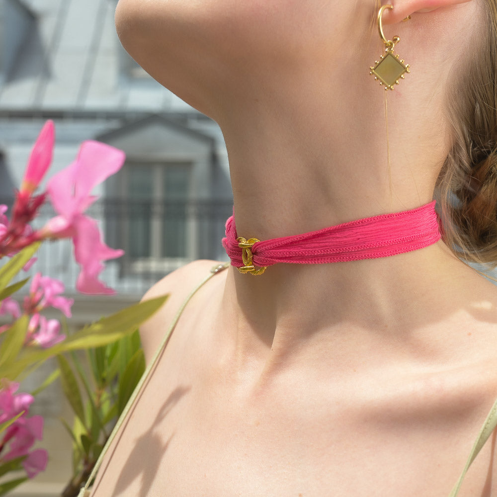 collier femme – symbole de féminité -choker-vintage- Aurage