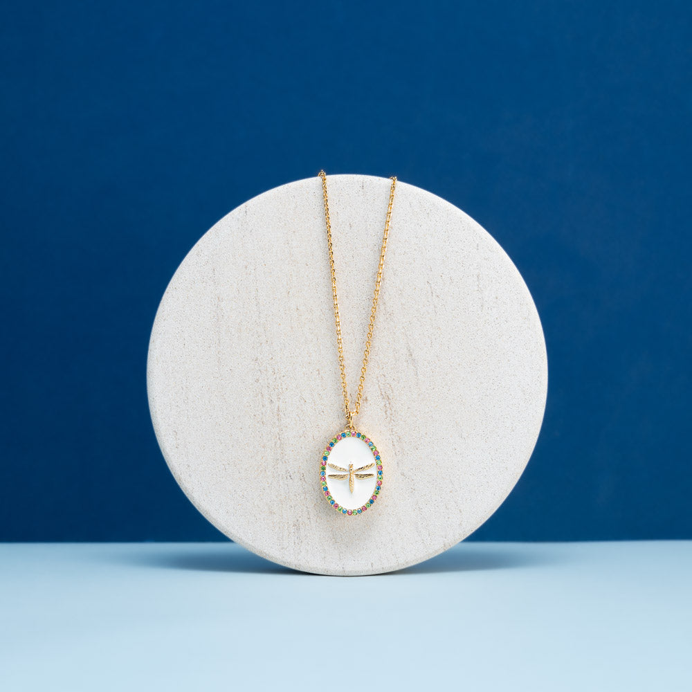 collier aurage femme - medaille - legerete