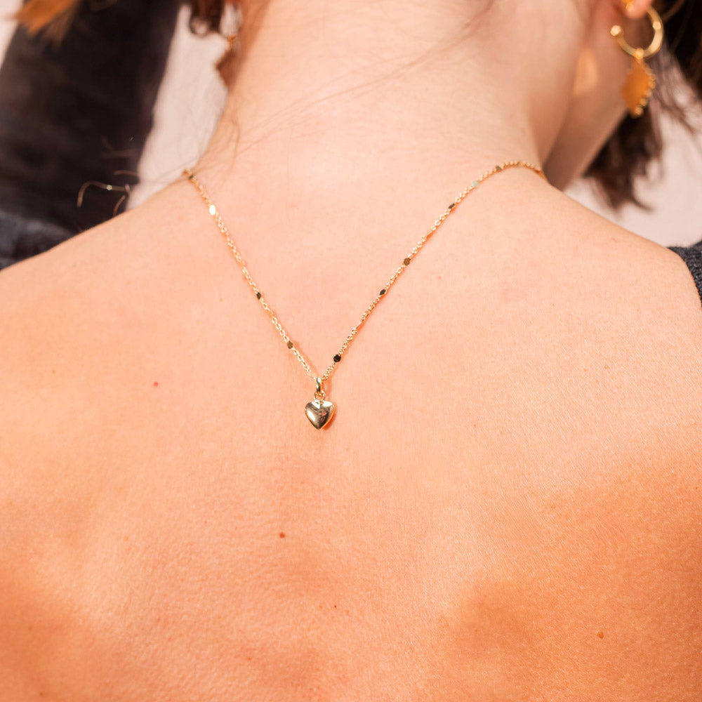 collier aurage femme-fin-coeur-or18carats