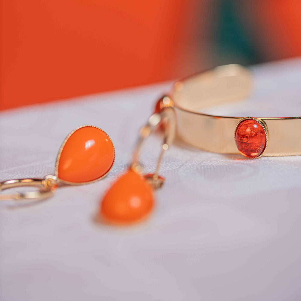 aurage bracelet femme - jonc-vintage-or 24 carats