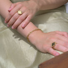 bague femme – symbole de hasard – or 24 carats- Aurage