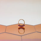  Bague femme – tendance – strass coloré Aurage