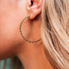 boucles d oreilles aurage femme - creoles - souvenir - or 24 carats