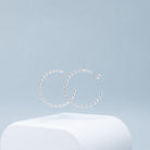 boucles d oreilles aurage femme - torsade - creole - argent