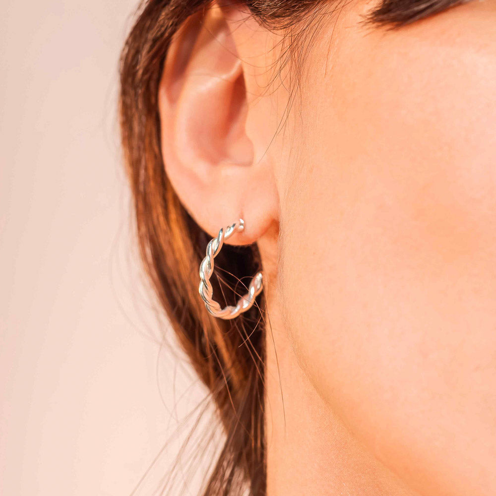 boucles d oreilles aurage femme-unisexe-creoles-argent