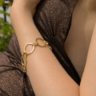 bracelet aurage femme-tendance-retro-or 24 carats