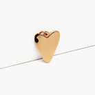 collier femme aurage - symbole amour - coeur seul -or 24 carats