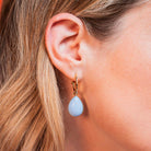 boucles d oreilles aurage femme - élégant-coloré - or 24 carats