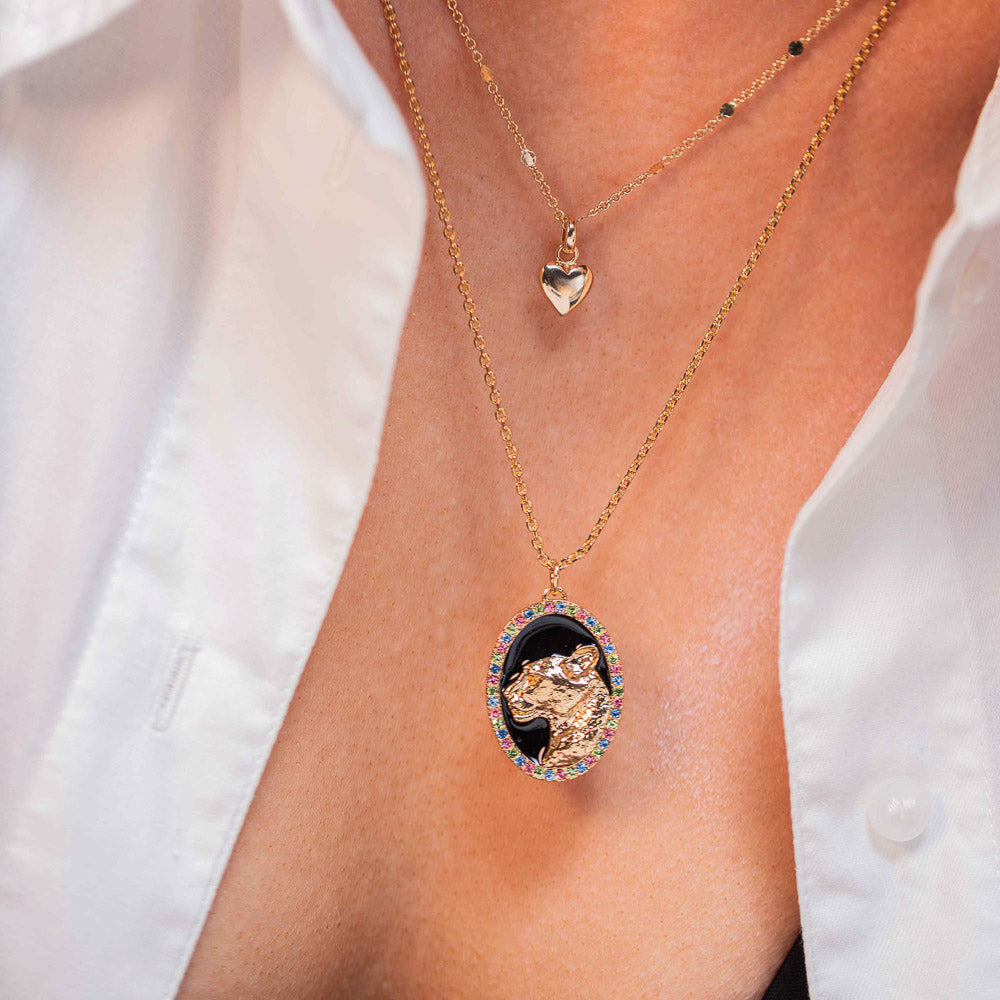 collier aurage femme - coeur-ado-or18carats