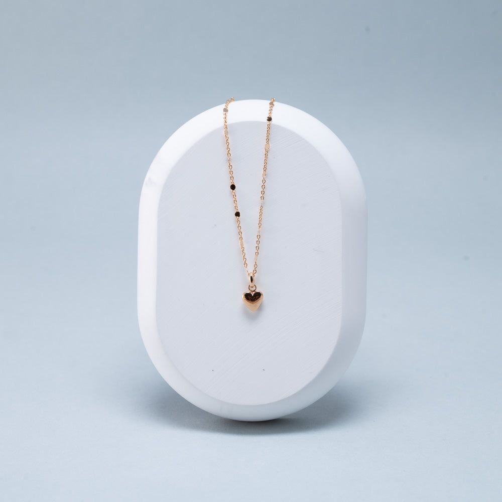 collier aurage femme - coeur-or18carats