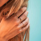 aurage bague femme - staking - gold 18 carats